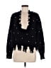 Zaful 100% Polyacrylic Stars Black Cardigan One size - photo 1