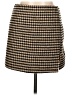 Lulus Houndstooth Brown Casual Skirt Size L - photo 1