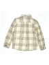 Volcom Plaid Ivory Long Sleeve Button-Down Shirt Size 6 - photo 2