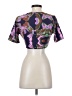 Unbranded Purple Short Sleeve Blouse Size XXS (estimated) - photo 2