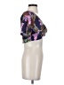 Unbranded Purple Short Sleeve Blouse Size XXS (estimated) - photo 4