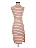 Shein Stripes Tan Casual Dress Size 2 - photo 1