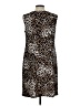 Chico's Animal Print Brown Cocktail Dress Size L - photo 2