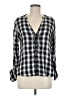 Express 100% Rayon Black Long Sleeve Blouse Size M - photo 1