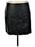 ASOS 100% Polyester Black Faux Leather Skirt Size 16 - photo 1