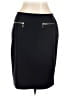 Tommy Hilfiger 100% Polyester Solid Black Blue Formal Skirt Size 12 - photo 1