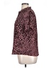 J.Crew 100% Polyester Animal Print Pink Short Sleeve Blouse Size XL - photo 5