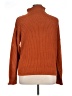 Unbranded Solid Orange Turtleneck Sweater Size XL (estimated) - photo 2