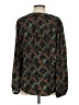 Maurices 100% Polyester Floral Black Long Sleeve Blouse Size S - photo 2
