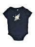 Rococo 100% Cotton Graphic Blue Short Sleeve Onesie 6-9 MO / 9 MO - photo 1