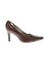 Unisa Burgundy Brown Heels Size 9 1/2 - photo 1