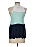 Hailey & Co. Teal Sleeveless Top Size S - photo 2