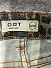 OAT Animal Print Gold Jeans Size 0 - photo 7