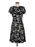 Connected Apparel Paisley Black Cocktail Dress Size 6 - photo 2