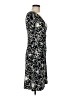 Connected Apparel Paisley Black Cocktail Dress Size 6 - photo 4