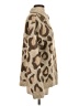 Aqua Animal Print Tan Pullover Sweater Size S - photo 4