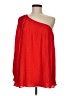 Ark & Co. 100% Polyester Red 3/4 Sleeve Blouse Size M - photo 1