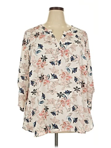 Gibson Latimer 3/4 Sleeve Blouse (view 1)