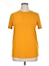 Unbranded Solid Yellow Short Sleeve T-Shirt Size XL - photo 1