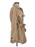 Zara 100% Polyester Tan Trenchcoat Size XS - photo 4
