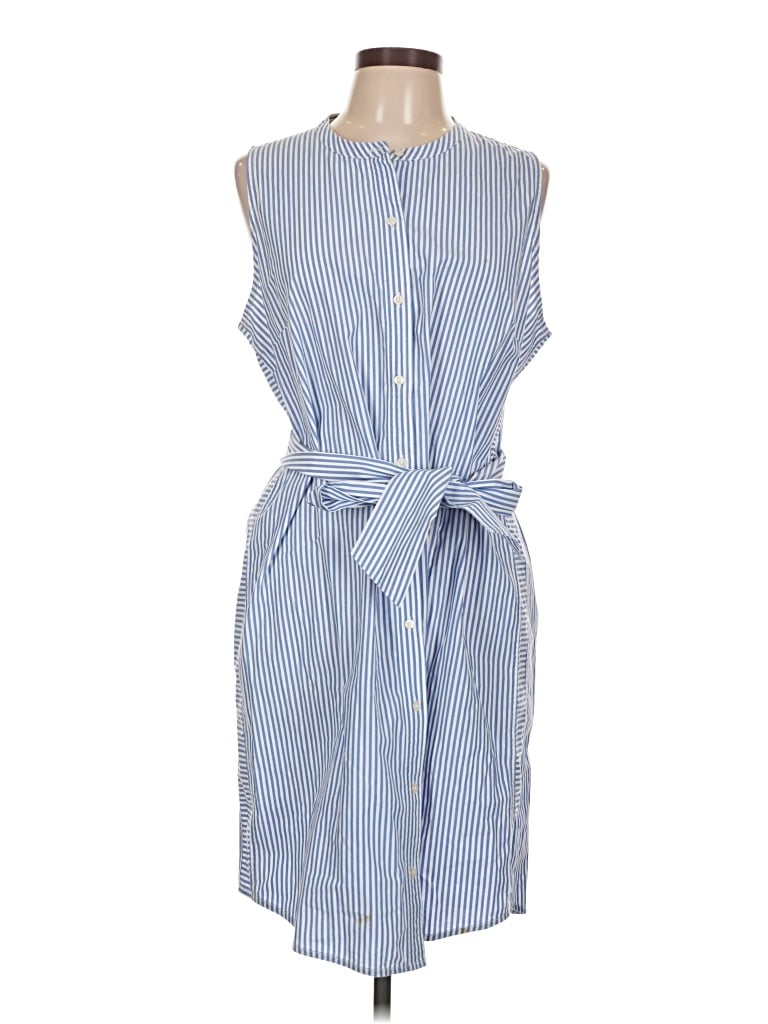 Pre-owned J.crew Collection Casual Dress In Blue