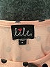 Lilt 100% Polyester Polka Dots Pink Dress Size 6 - photo 3