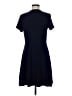 Gap Solid Blue Casual Dress Size M - photo 2