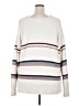 Westbound Stripes White Pullover Sweater Size 2X - photo 2