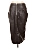 Shein Brown Faux Leather Skirt Size L - photo 2