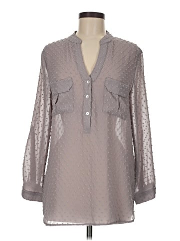 Pookie & Sebastian Long Sleeve Blouse (view 1)