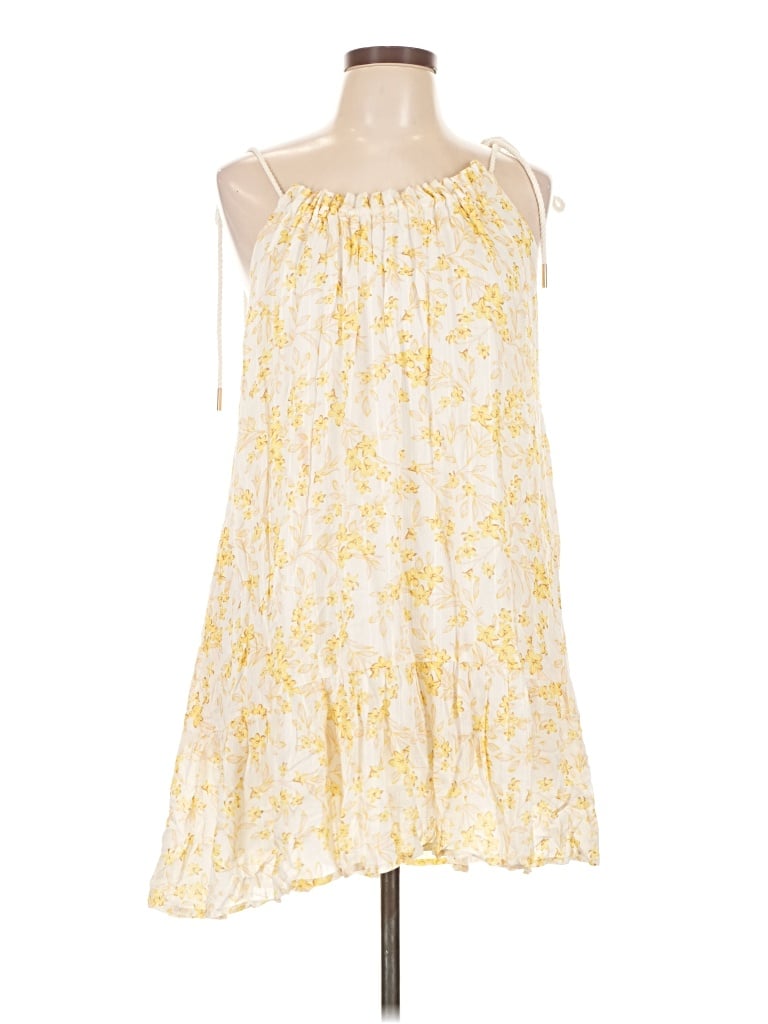 Pre-owned Minkpink Casual Dress In Yellow