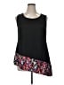 Jete Black Sleeveless Top Size XL - photo 1