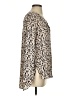 Selected Femme 100% Polyester Animal Print Tan Long Sleeve Blouse Size EU 34 / US 4 - photo 4