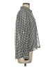 Elodie 100% Polyester Houndstooth Gray Long Sleeve Blouse Size M - photo 4