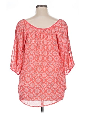 Eyeshadow 3/4 Sleeve Blouse (view 2)