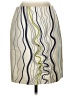 Etcetera 100% Cotton Graphic Ivory Casual Skirt Size 2 - photo 2