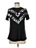 Crazy Train Black Short Sleeve Top Size M - photo 1