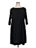 MSK Solid Black Casual Dress Size XL - photo 1
