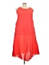 Unbranded Solid Red Casual Dress Size 3X - photo 1