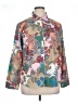 Unbranded Paisley Silver Long Sleeve Blouse Size XL - photo 1