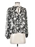 Zara Silver Long Sleeve Blouse Size S - photo 1