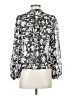 Zara Silver Long Sleeve Blouse Size S - photo 2