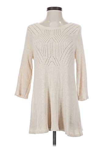 Knitted & Knotted Pullover Sweater (view 1)