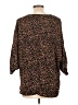 Mittoshop 100% Polyester Animal Print Brown 3/4 Sleeve Blouse Size L - photo 2