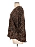 Mittoshop 100% Polyester Animal Print Brown 3/4 Sleeve Blouse Size L - photo 5