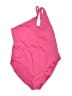 Old Navy Solid Pink One Piece Swimsuit Size XXL - photo 1