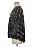 Ann Taylor 100% Polyester Polka Dots Black Short Sleeve Blouse Size M - photo 5