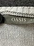oasis 100% Cotton Silver Long Sleeve Turtleneck Size S - photo 7