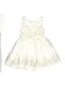 Jona Michelle 100% Polyester Stars Ivory White Dress Size 7 - photo 2
