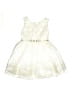 Jona Michelle 100% Polyester Stars Ivory White Dress Size 7 - photo 1